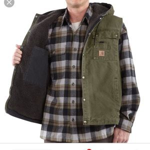 looking for hooded carhartt shepra lined vest.